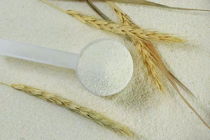 Opt for organic semolina for babies