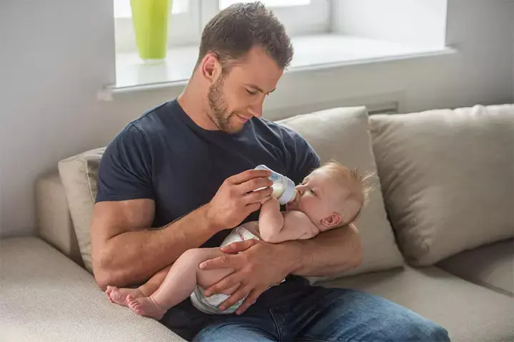 Overfeeding formula may lead to weight gain in formula-fed babies.