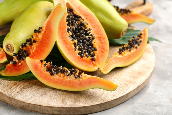 Papaya may induce uterine contractions, leading to miscarriage.