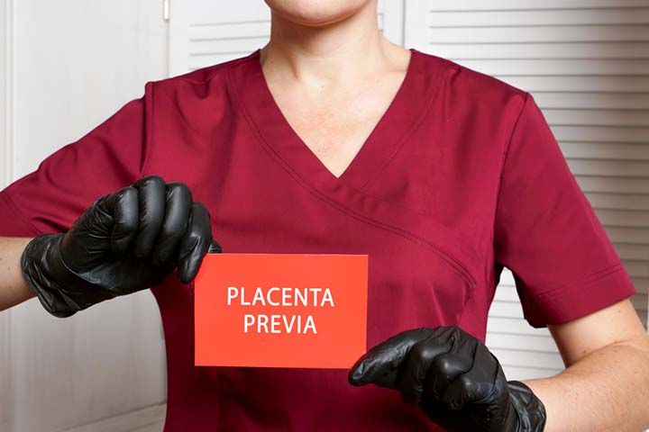 Placenta previa indicates the need for a C-section