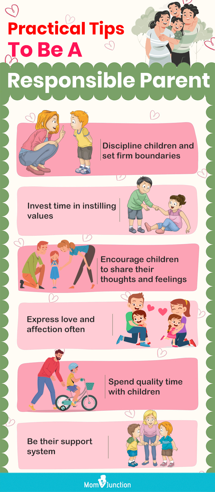 practical tips to be a responsible parent (infographic)