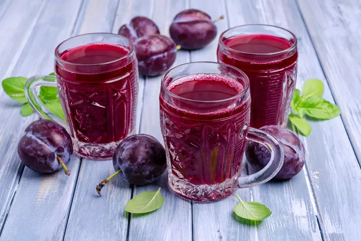 Prune juice is an excellent source of dietary fiber