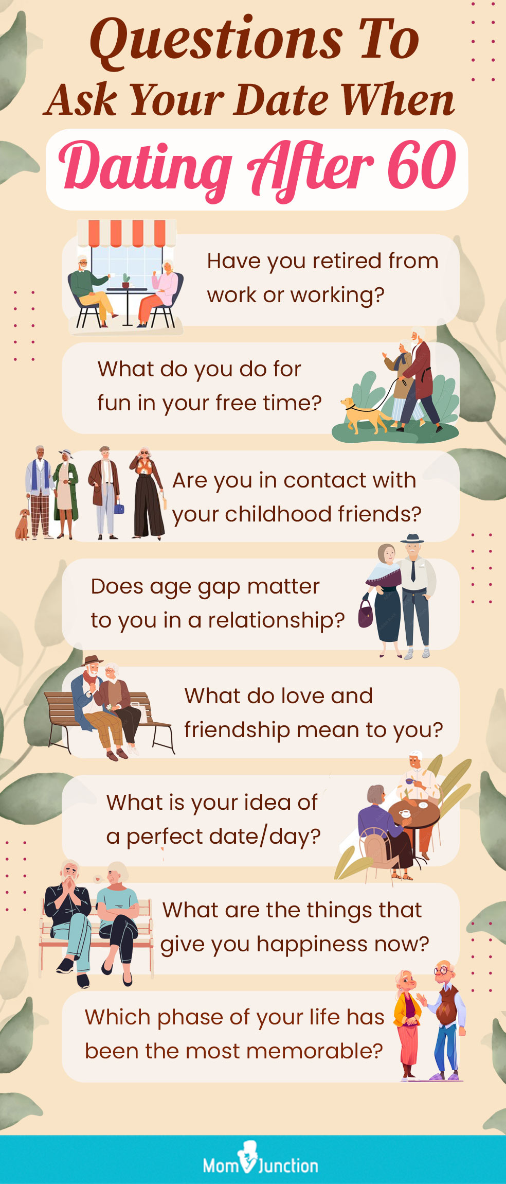 questions to ask to your date when dating after 60 (infographic)