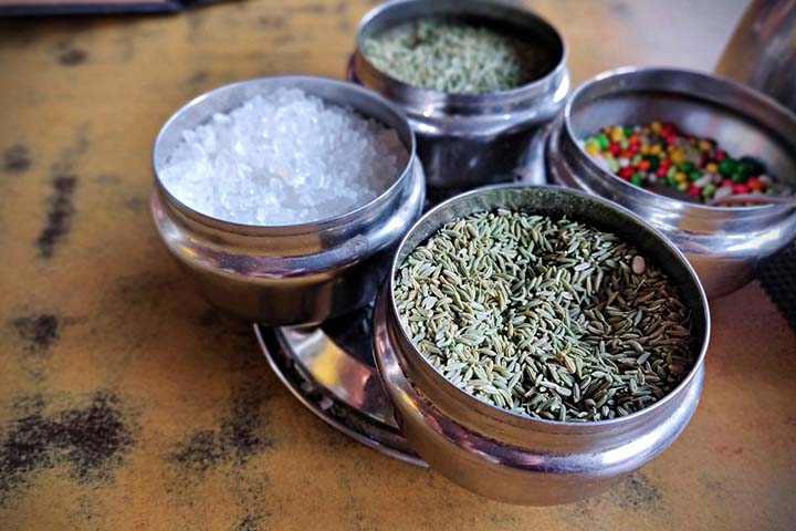 Raw fennel seeds are a traditional Indian mouth freshener