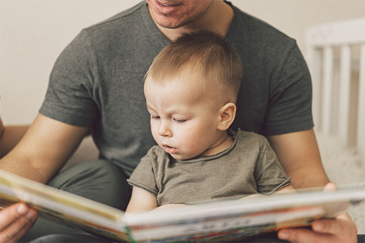 Read to encourage toddler to speak