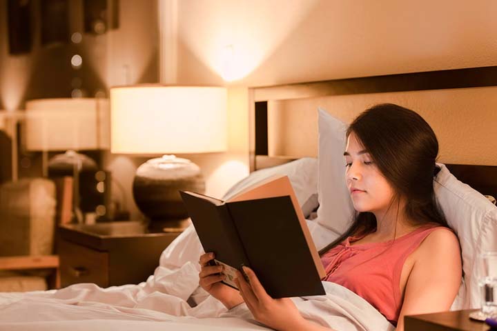 Reading before bedtime can help your teen sleep better