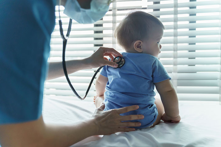 See a pediatrician if baby shows signs of respiratory illness