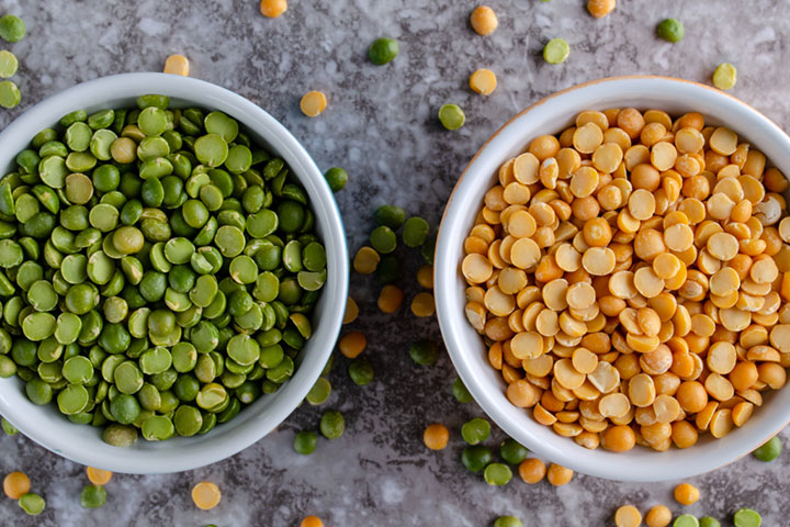 Serve split peas in the form of curries, soups, and snacks