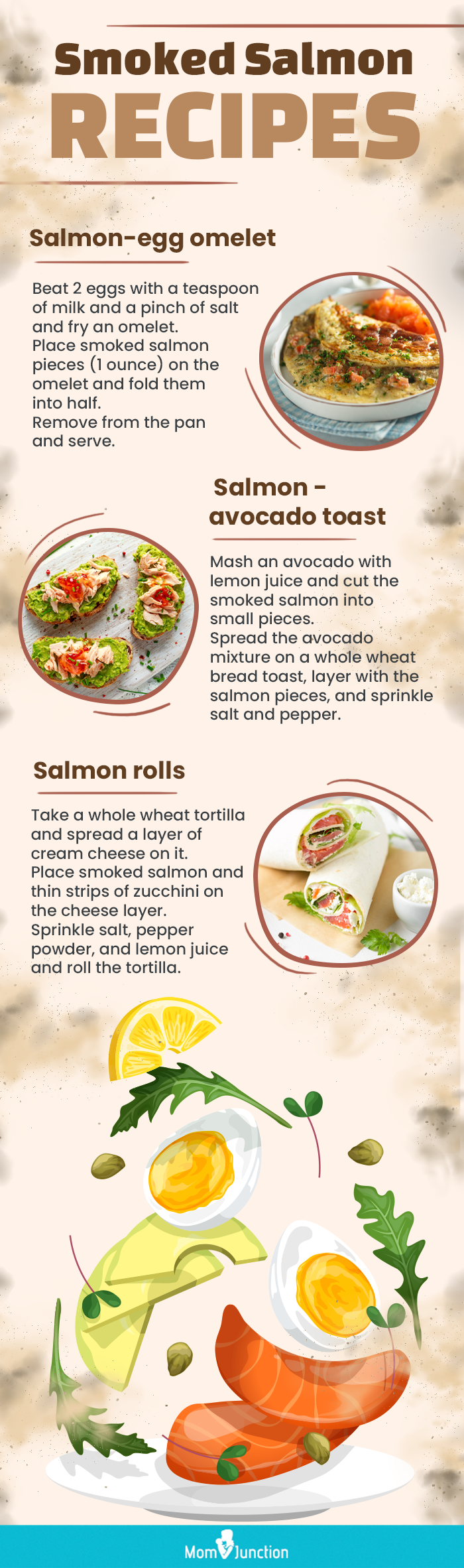 smoked salmon during pregnancy (infographic)
