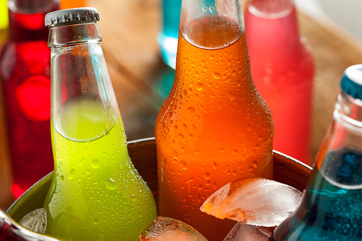 Sugary drinks and soda contains too much sugar