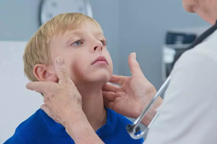 Swollen lymph glands characterize rubella in children