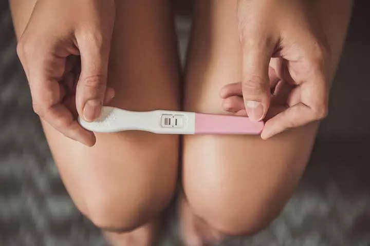 Take pregnancy test after you have missed the periods