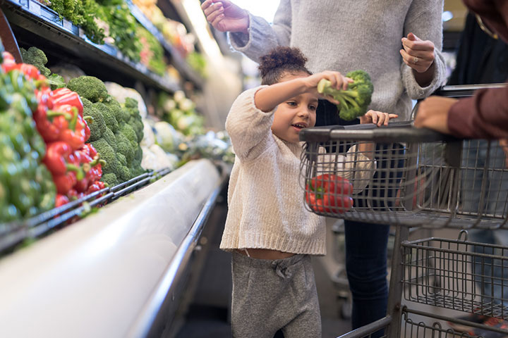Take your child grocery shopping