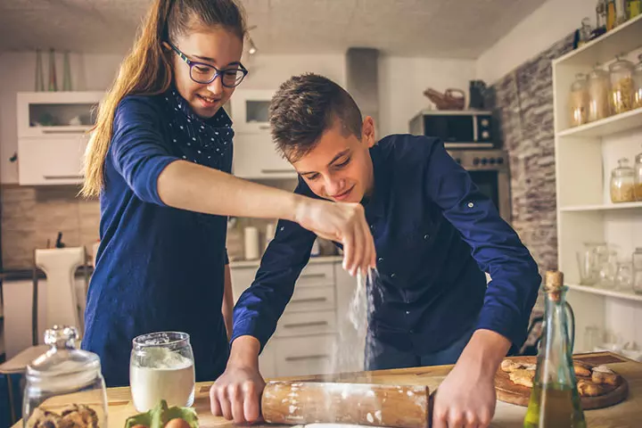 Teens like to play around with ingredients to make things that they like. 