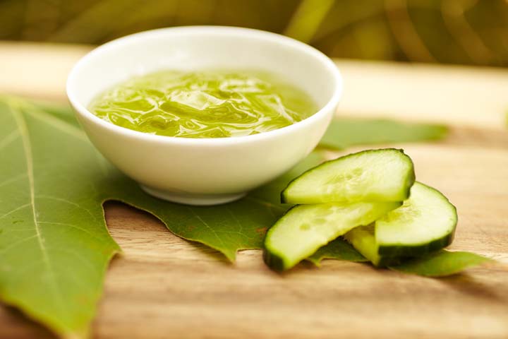  The astringent properties of cucumbers help get rid of acne.