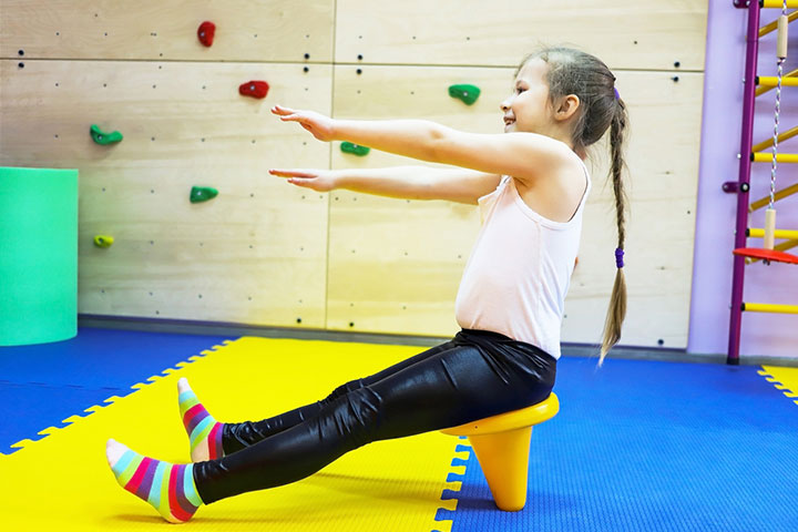 The exercise boosts your child’s self-expression and stability