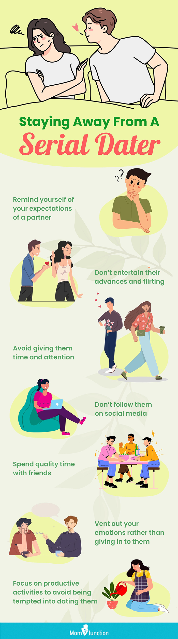 tips for staying away from a serial dater (infographic)