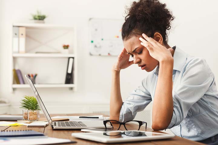 Too much stress can cause hormonal imbalance