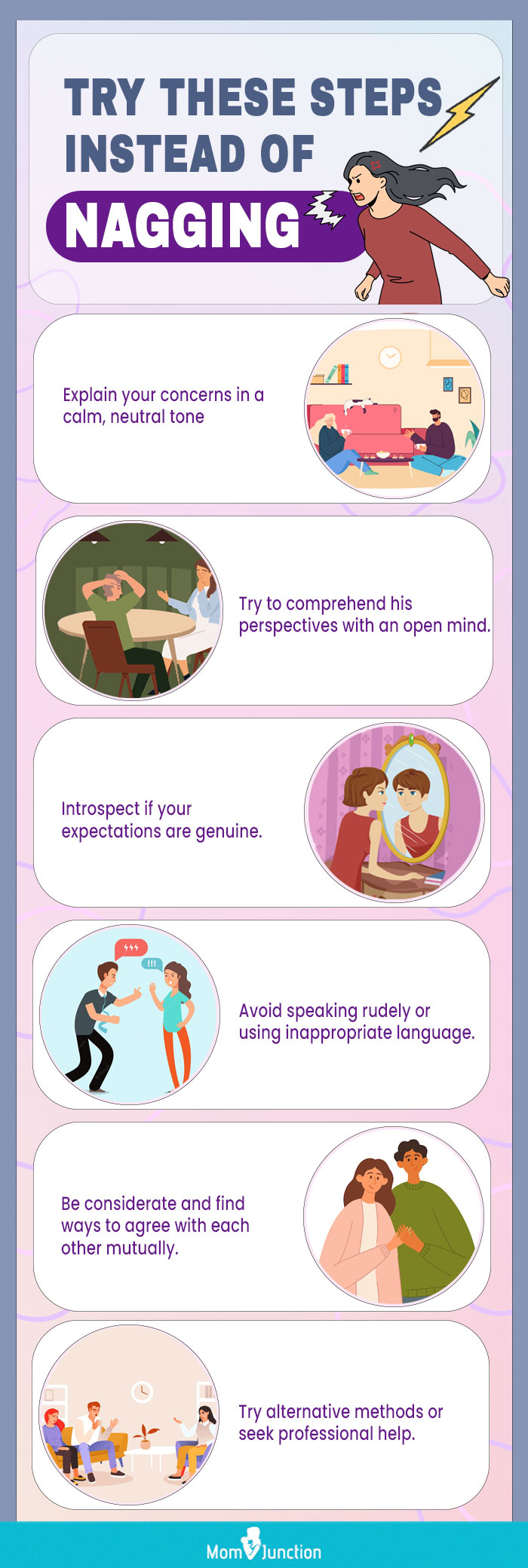 try these steps instead of nagging [infographic]