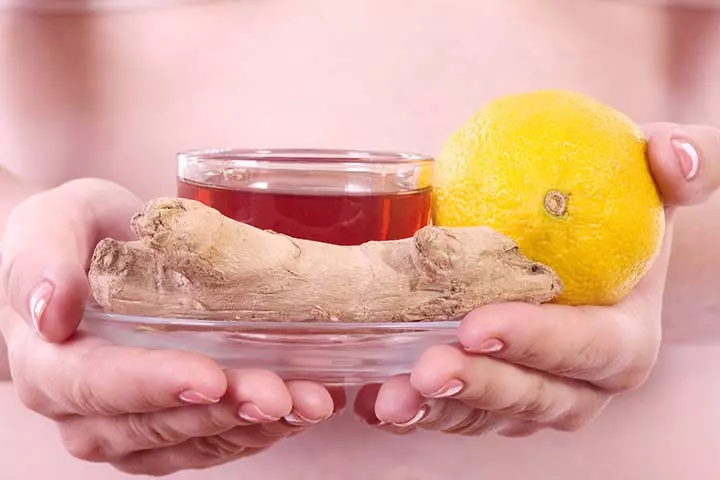 Try lemon ginger tea during pregnancy