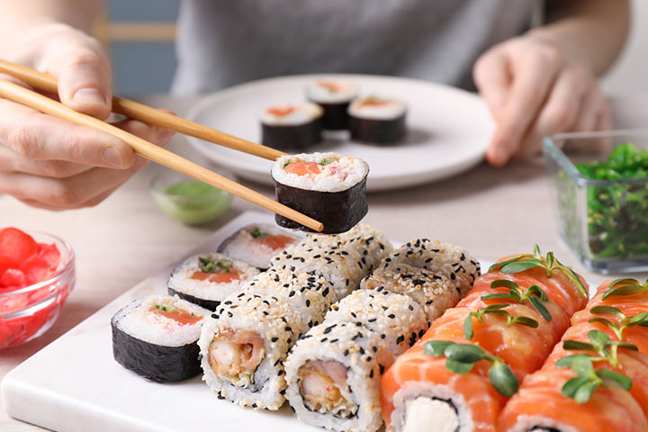 Undercooked or raw seafood may lead to food poisoning