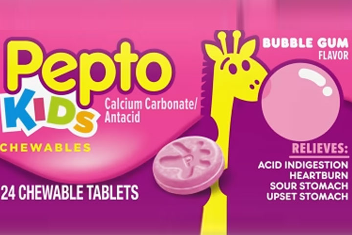 Use Pepto Bismol for kids under 12 years