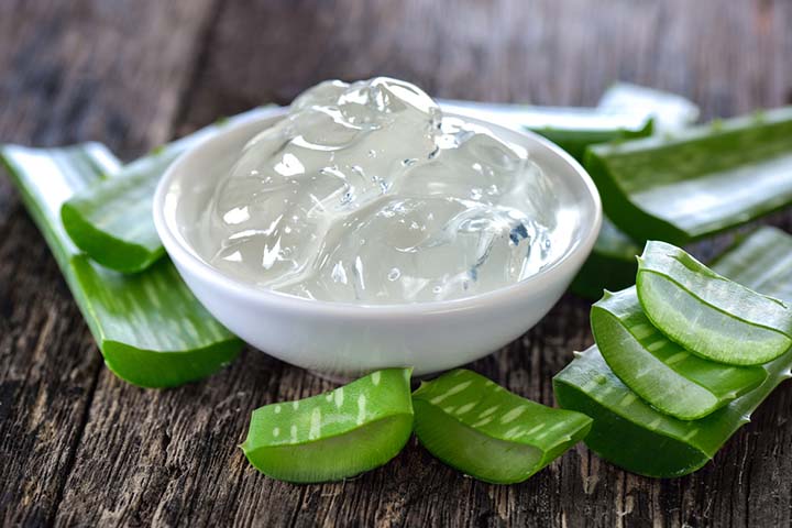 Use aloe vera gel to itchy and irritated areas after shower.