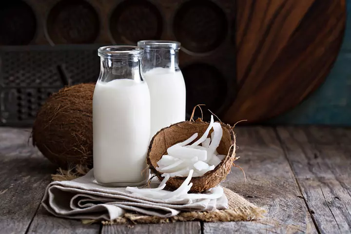 Use coconut cream in place of milk during pregnancy