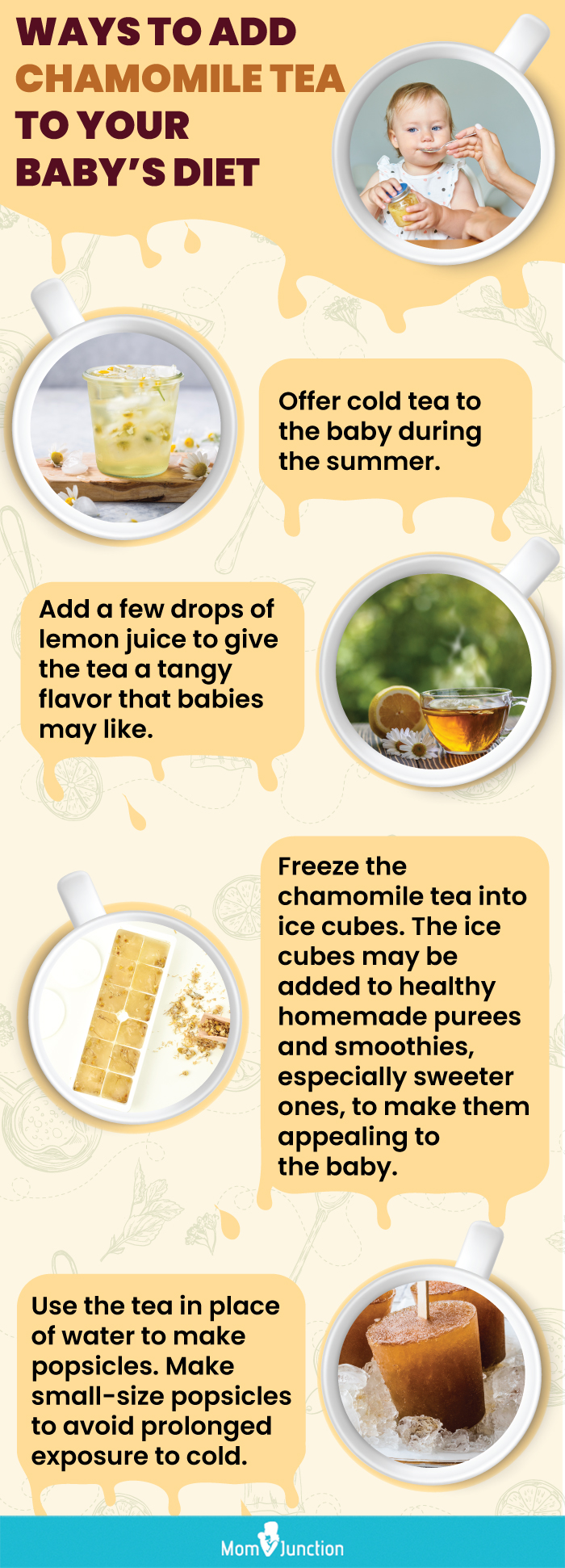 chamomile tea in your babys diet (infographic)