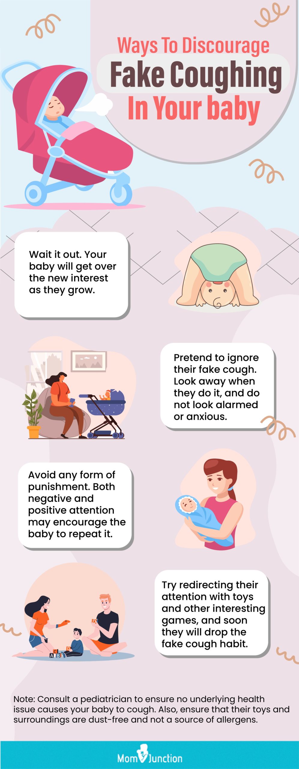 ways to discourage fake coughing in your baby (infographic)