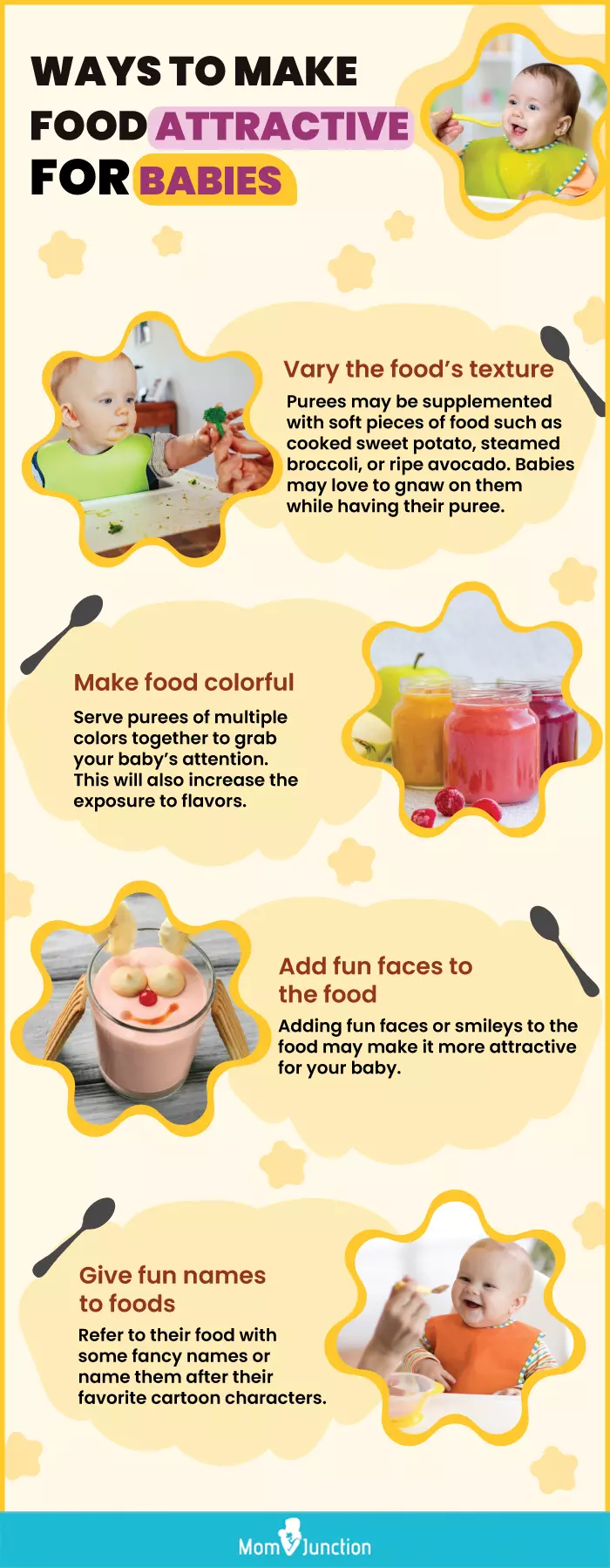 making food appealing for babies (infographic)