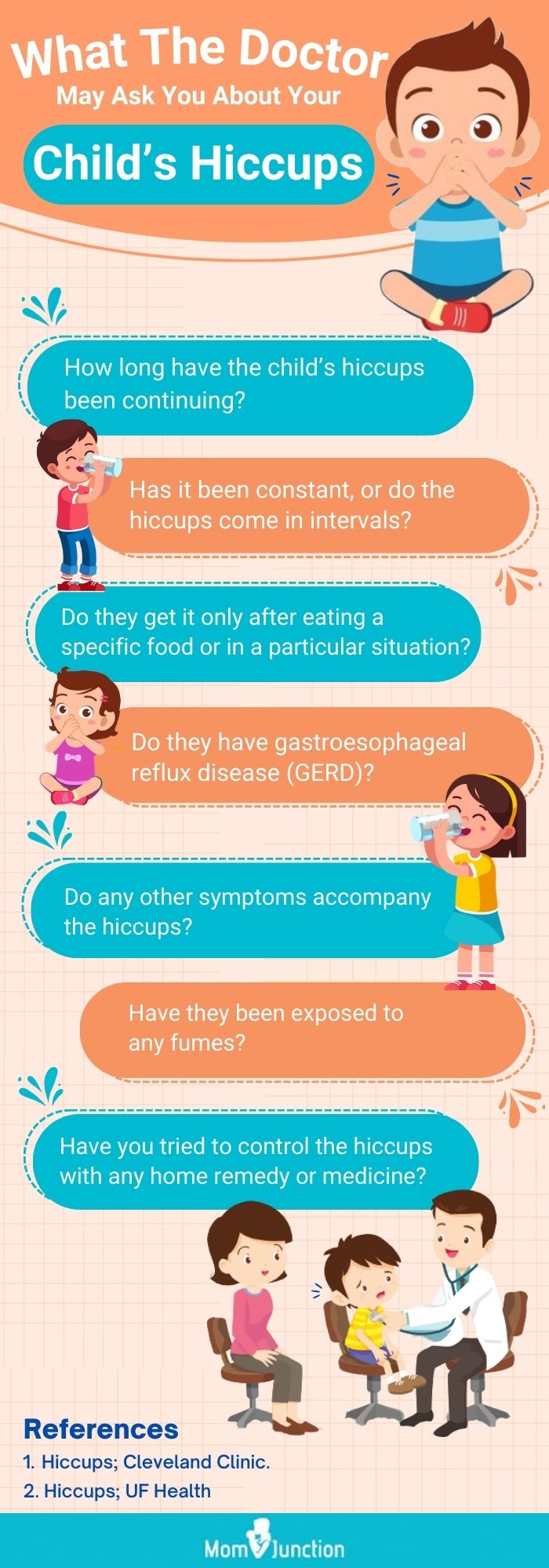 hiccups in children [infographic]