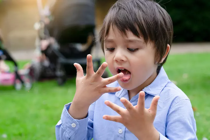 When They Find Their Kid Eating Food From The Ground