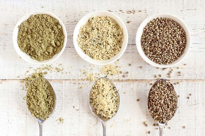 Whole and hulled hemp seeds have different nutritional values