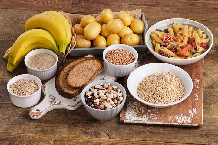 Whole grain and simple carbs are beneficial during 3rd month of pregnancy