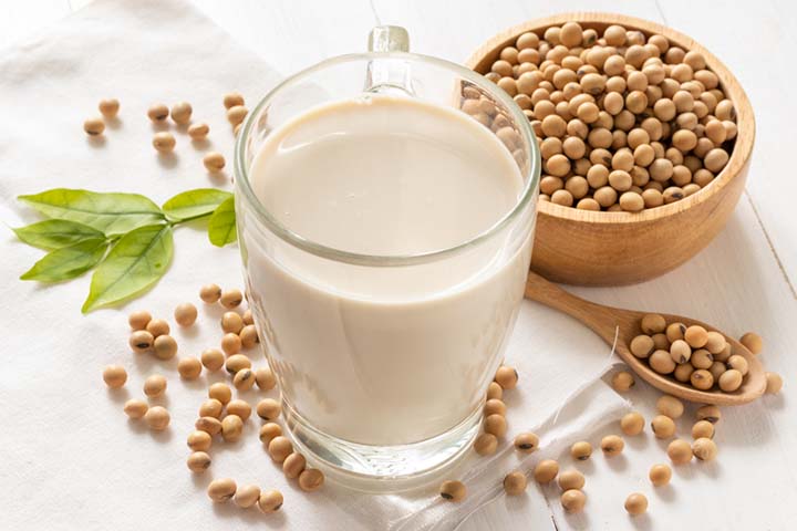 You can opt for skimmed or 1% milk or soy milk