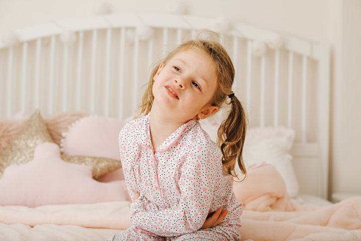 Younger kids might complain of abdominal pain in morning hours