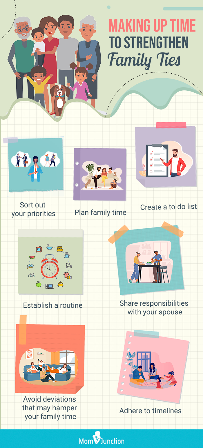 how to manage time for family bonding (infographic)