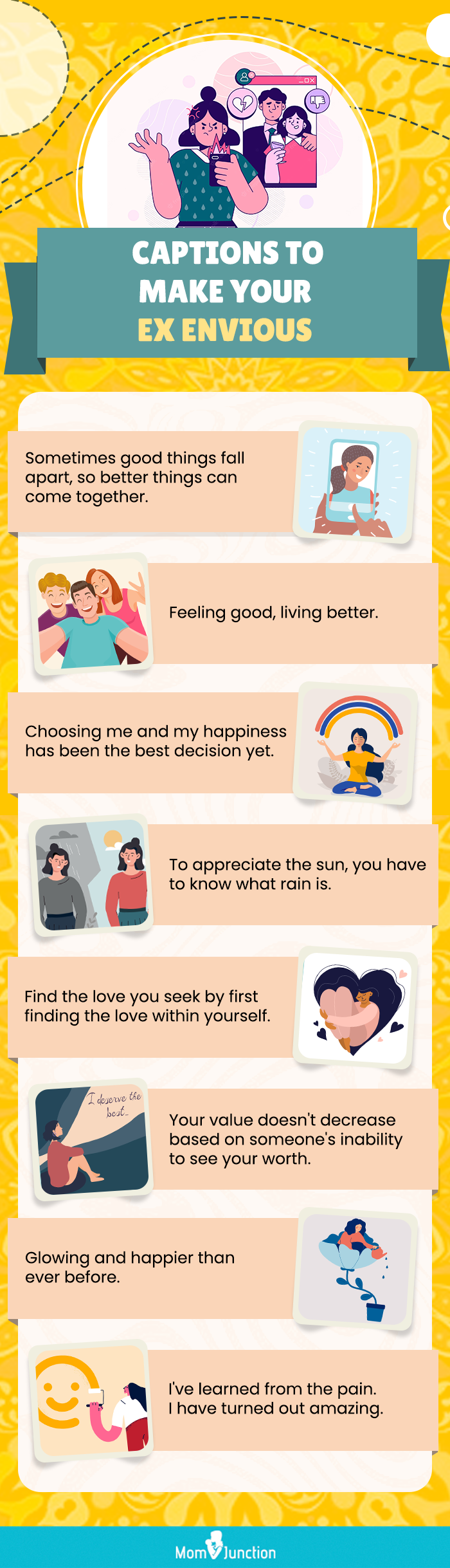 captions to make your ex envious [infographic]