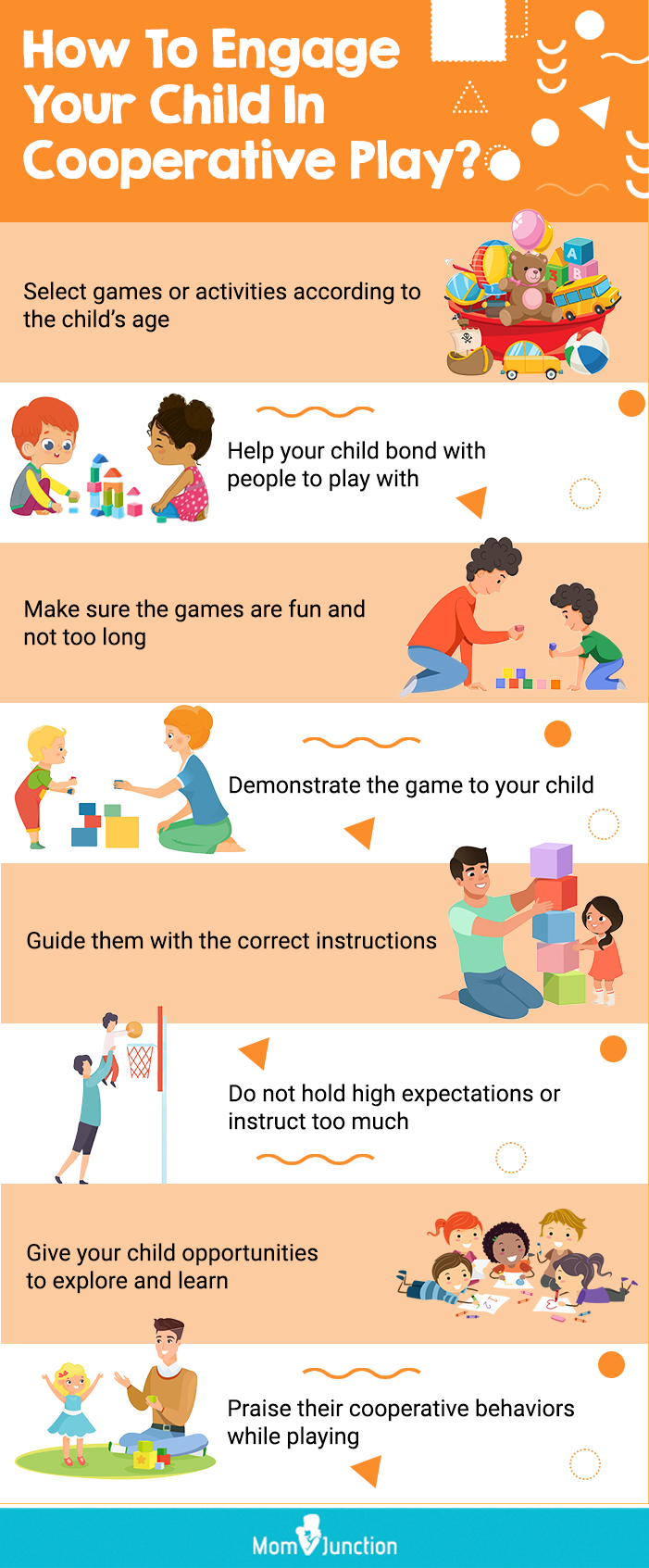 how to engage your child in cooperative play (infographic)