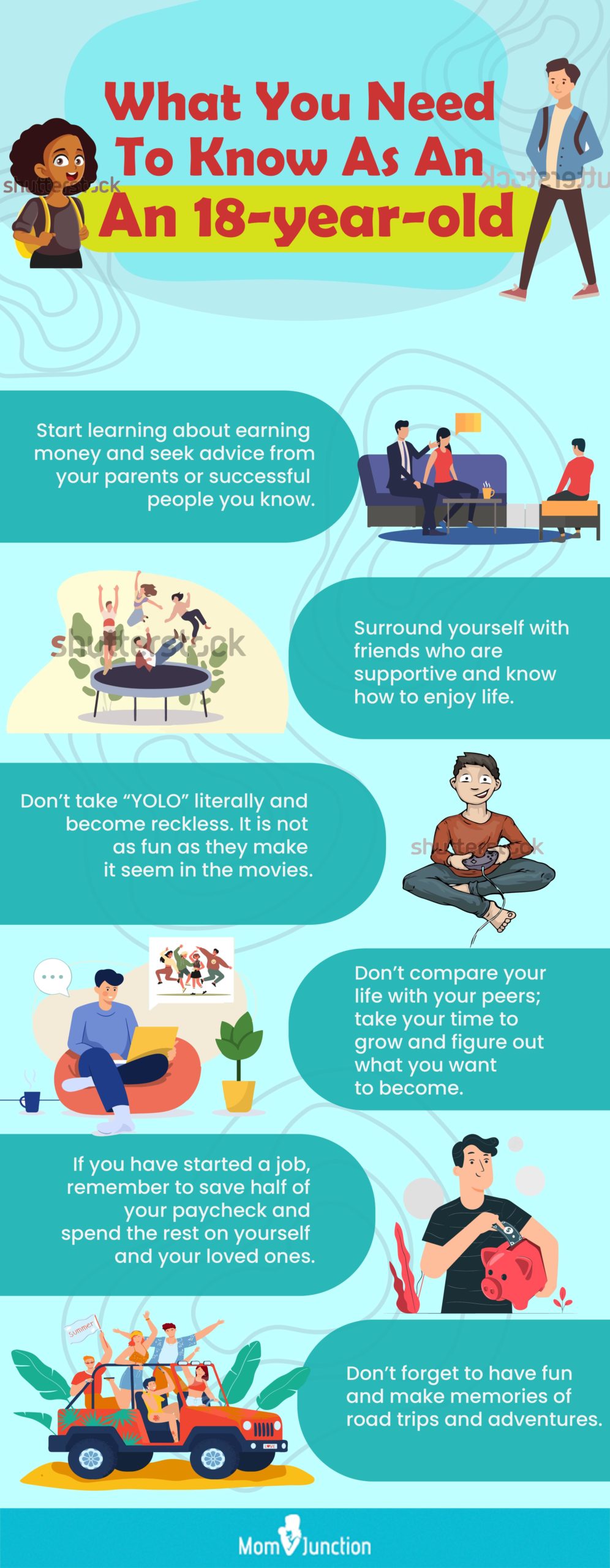 advice for the 18 year olds (infographic)