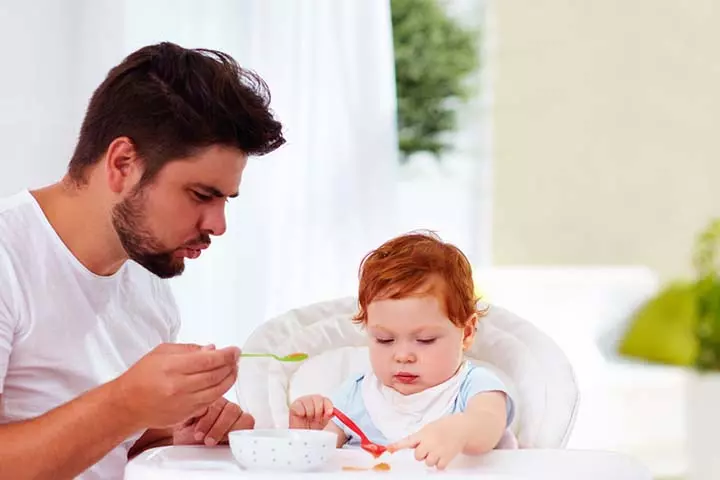 Accompany Them When Self-feeding