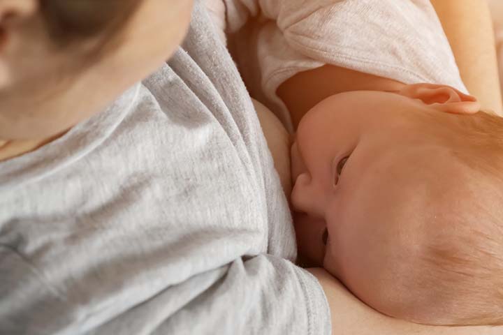 Babies under the age of three months may keep sucking even when they are not feeding