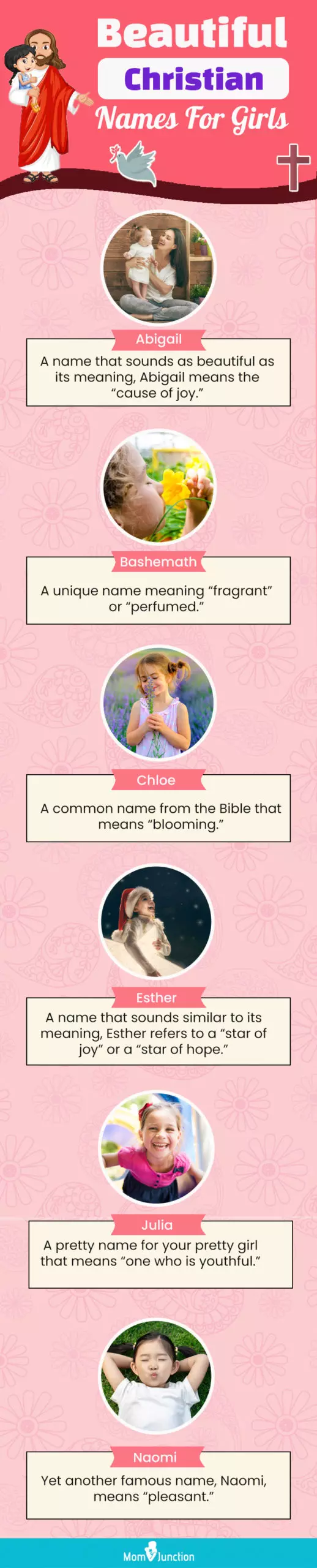 beautiful christian names for girls (infographic)