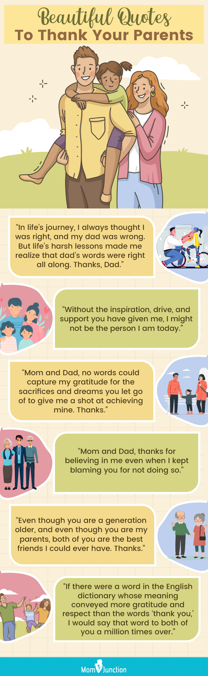 beautiful quotes to thank your parents [infographic]