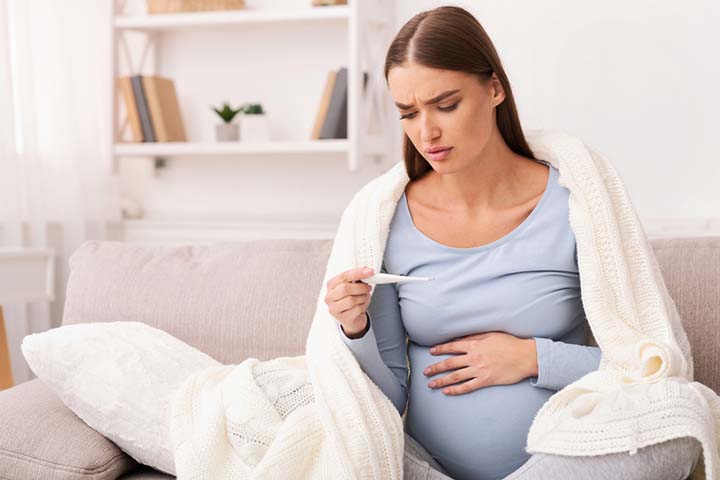Contact your doctor if you experience fever during pregnancy