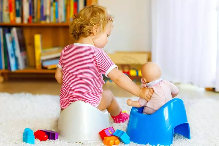 Demonstrate How To Use The Potty To Your Child