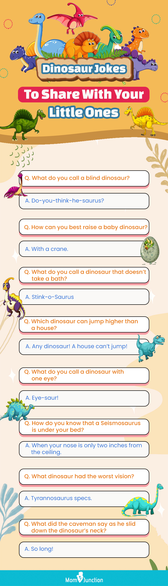 dinosaur jokes to share with your little ones [infographic]