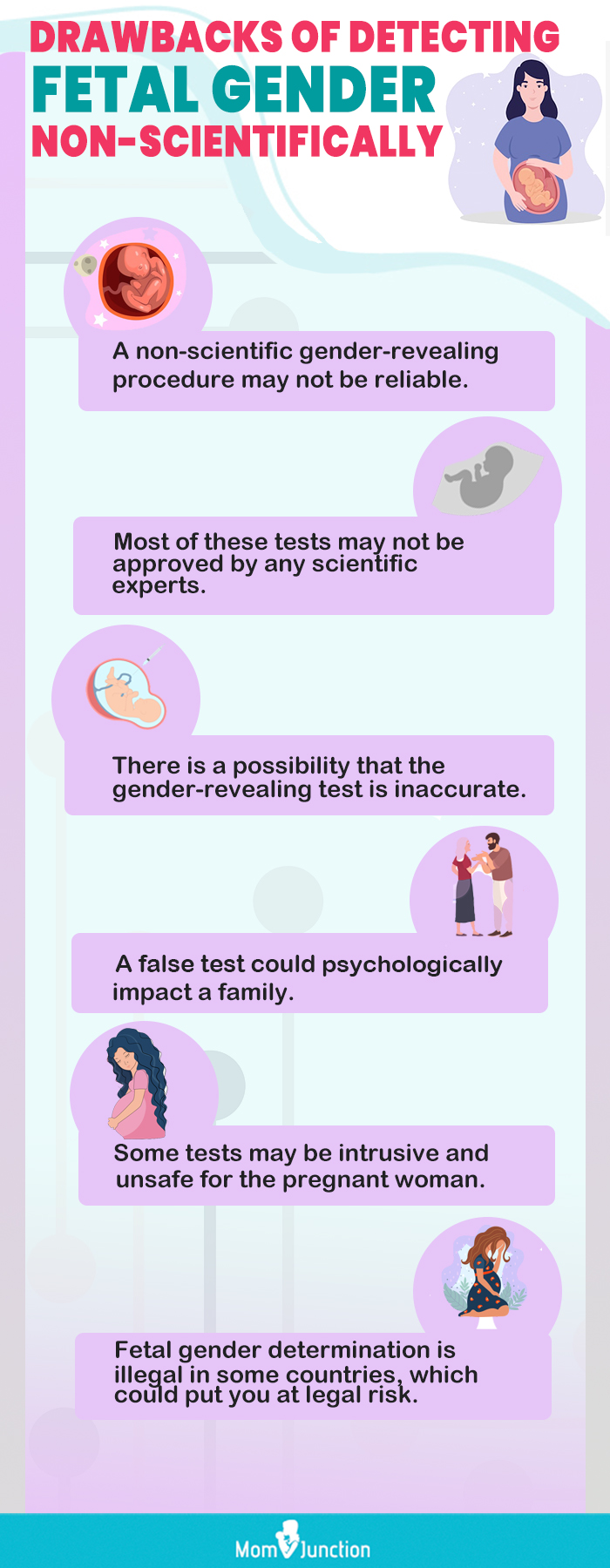 drawbacks of detecting fetal gender non scientifically (infographic)