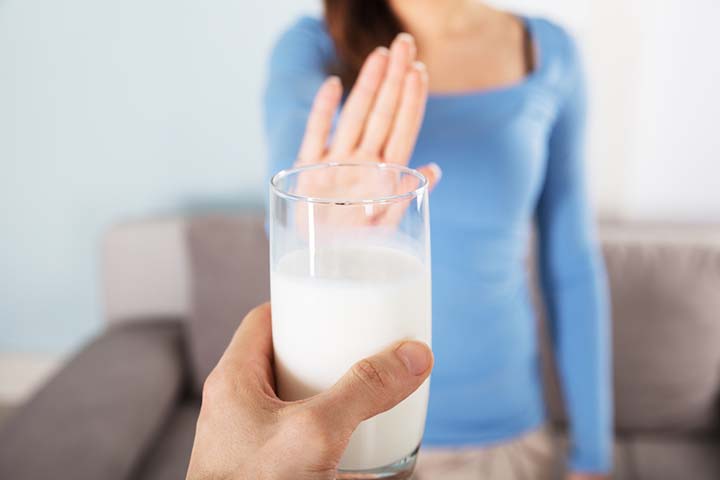 Eliminate dairy products from your diet if your baby has frequent colics
